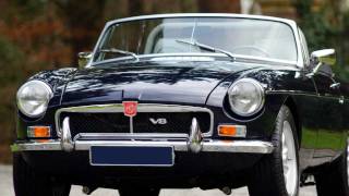 1972 MG MGB V8 roadster with fantastic engine sound [upl. by Kcirdlek228]