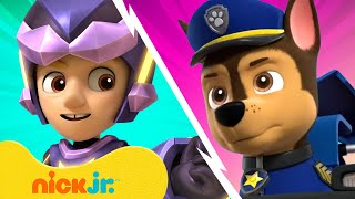 PAW Patrol Pups vs Harold Humdinger w Chase 2  10 Minute Compilation  Nick Jr [upl. by Dranyam]