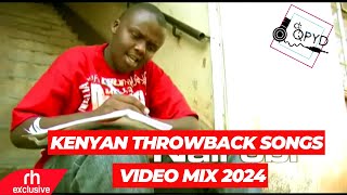 KENYAN THROWBACK OLD SCHOOL LOCAL VIDEO MIX  by DJ QPYD Mejja Nameless Nonini E sir Jua cali [upl. by Enirac]