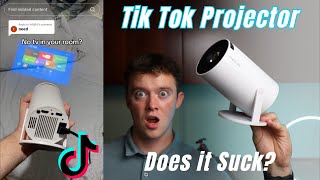 Viral Tik Tok Mini Projector does it suck HY300 Pro Review [upl. by Fletcher]