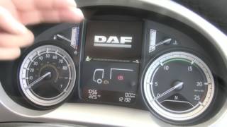 DAF Trucks UK  CF Driver Training Videos  13 Instrument Panel [upl. by Eimme]