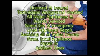 Local Appliance Repair Addison TX 2142160817 [upl. by Annabelle]