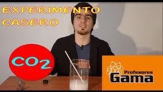 Experimento casero para detectar CO2 [upl. by Tamma]