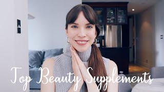 My Top Supplements For Healthy Skin and Hair  Natural Beauty Herbs amp Vitamins [upl. by Annawd872]