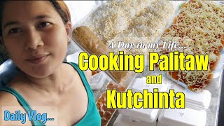 Cooking Palitaw and Kutchinta  A Day in my Life  Maria KaNegosyo [upl. by Sukram]