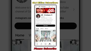 UR Cristiano  Introducing Cristiano Ronaldo Official YouTube Channel 468M Subscribes URCristiano [upl. by Arjan543]