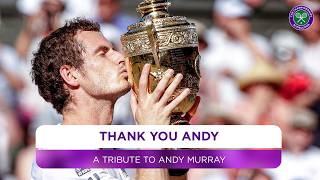 Thank You Andy  An emotional tribute to Andy Murray  A true Wimbledon Champion [upl. by Lednyc333]