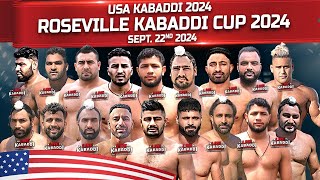 LIVE  Roseville Kabaddi Cup 2024  USA Kabaddi [upl. by Howlyn530]