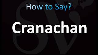 How to Pronounce Cranachan CORRECTLY [upl. by Rawde]