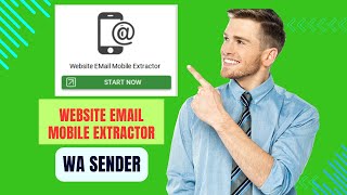 Website Email Mobile Extractor in WA Sender  Website Email Mobile Extractor Bulk WhatsApp [upl. by Dahsar466]