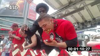 WORLD POUTINE EATING CHAMPIONSHIP 2018 WPEC Amateur contest in Toronto  SMOKES POUTINERIE [upl. by Cung]