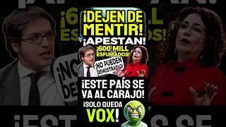 VOX ENLOQUECE a MONTERO al DARLE DONDE MÁS LE DUELE [upl. by Uwton]