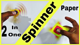 How to make spinner with paper and cardboard [upl. by Charmion]