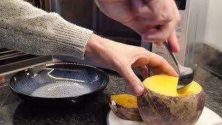 How to cook a Swede Rutabaga in the Microwave  great time saver kitchen hack [upl. by Yecaw]