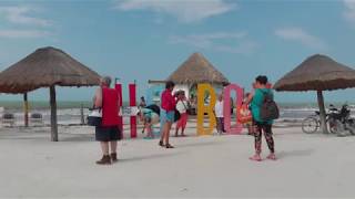 HOLBOX guía RÁPIDA ❤️Av Principal ➡️ Recorrido 4K  Muelle de llegada  Playa [upl. by Broderick716]