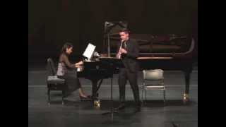 George Gershwin Prelude III  Kliment Krylovskiy clarinet with Riko Higuma piano [upl. by Attekahs456]