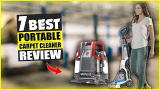 Top 7 Best Portable Carpet Cleaner 2024  Best Portable Carpet Cleaner for Auto Detailing  TDS [upl. by Koziara]