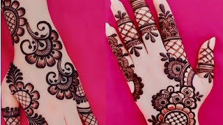 Teej special Mehndi design Back side full hand new  mehndi design simple  mehndi ki design [upl. by Ohcamac824]