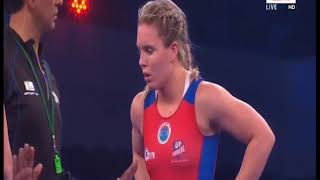 PWL 3 Day 11Vasilisa Marzialiuk VS Zsanett Nemeth at Pro Wrestling League 2018  Full Match [upl. by Ramal]