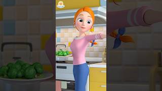 Baby Eats Broccoli 🥦  LiaChaCha shorts baby nurseryrhymes [upl. by Reena955]