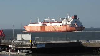 RIBERA DEL DUERO KNUTSEN LNG Tanker Flag Norway GT 111109 DWT 96740 290 x 46 m Year Built 2010 [upl. by Marquet]