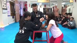 Kung Fu Kids  Arm Wrestling Test of Strength  April 1 2019 [upl. by Iona]