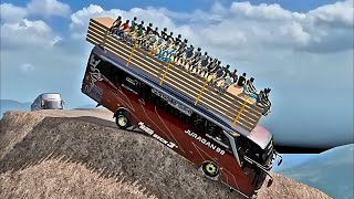 Bus Driver Encounters the Worlds Most DANGEROUS Road Eps011  Euro Truck Simulator 2  Dangerous [upl. by Imoan]