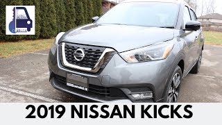 2019 Nissan Kicks SR In Depth Walk Around and Review [upl. by Airetas]