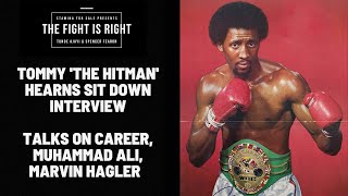 TOMMY HEARNS INTERVIEW CAREER MUHAMMAD ALI MARVIN HAGLER AND MORE [upl. by Micah]