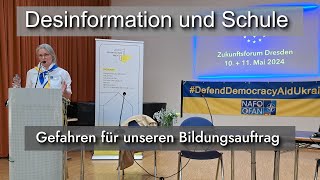 Desinformation und Schule – Gefahren für unseren Bildungsauftrag [upl. by Idrahs]