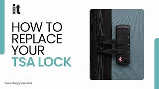 it Luggage TSA Lock  Replace [upl. by Reseta]