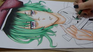 Drawing Azusa Mukami from Diabolik Lovers [upl. by Baird2]