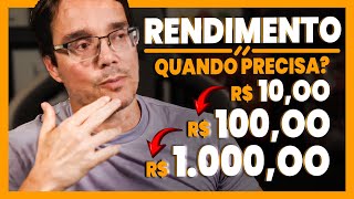 QUANTO INVESTIR PARA GANHAR R1000 DE RENDA PASSIVA TODO MÊS [upl. by Leacock]