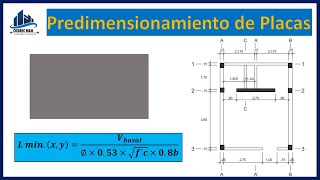 PREDIMENSIONAMIENTO DE PLACAS en Excel  Fácil y Sencillo [upl. by Louie]