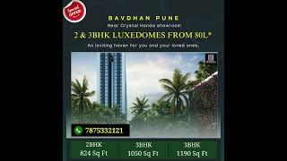 3bhk 2bhk new project in Bavdhan Pune 7875332121 2bhkinbavdhan bavdhanliving 2bhk punerealty [upl. by Gnouh764]