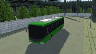 Micro trolleybus simulator  Trolleybus test БКМ 321 [upl. by Akenahs467]