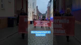 Montagsprotest in Eisenach am 141024 für Frieden Freiheit und Souveränität [upl. by Mayyahk676]