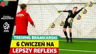 6 ĆWICZEŃ NA REFLEKS BRAMKARZA ft Sebastian Przyrowski ✋⚽🤚 [upl. by Zicarelli433]