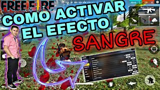 como activar el efecto modo sangre en free fire 2024  actualización free fire freefire [upl. by Seleta883]