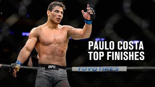 Top Finishes Paulo Costa [upl. by Mcnally]