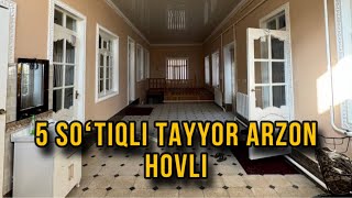 Tayyor 5 soʻtiqli hovli sotiladi 📍Gufik avicena 💸 95000 Uy egalari ☎️ 938840563 [upl. by Dacey390]