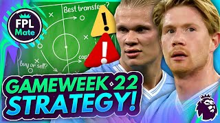 FPL GW22 DOUBLE amp BLANK GAMEWEEKS INFO 🚨 PLUS Sells Tier List  FPL 202324 Gameweek 22 [upl. by Saile192]