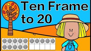 Thanksgiving Ten Frame to Twenty Subitizing Math Brain Break [upl. by Yila]