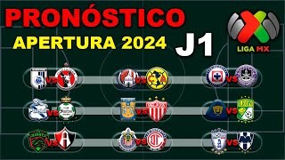 ⚽ El mejor PRONÓSTICO para la JORNADA 1 de la LIGA MX APERTURA 2024  Análisis  Predicción [upl. by Bick]