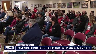 Illinois parents sue school board over mask mandate [upl. by Brenner]