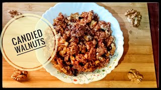 How to make candied Walnuts  Candied walnuts Recipe  Candied Walnuts recipe in hindi [upl. by Aseena144]