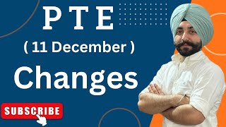 PTE Exam 11 December 2023 changes new questions to all information  Gurwinder sir [upl. by Rebme515]