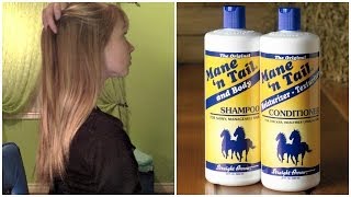 Mane n Tail Shampoo amp Conditioner Review  Before and After Growth Results [upl. by Erin]