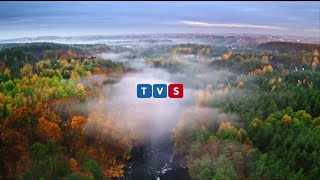 TVS  Dwa bloki reklamowe i ident stacji w jesiennej oprawie graficznej 03112024 [upl. by Aerdnaed43]