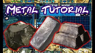 ARK for Beginners Harvesting and Refining Metal for Ingots [upl. by Kissiah]